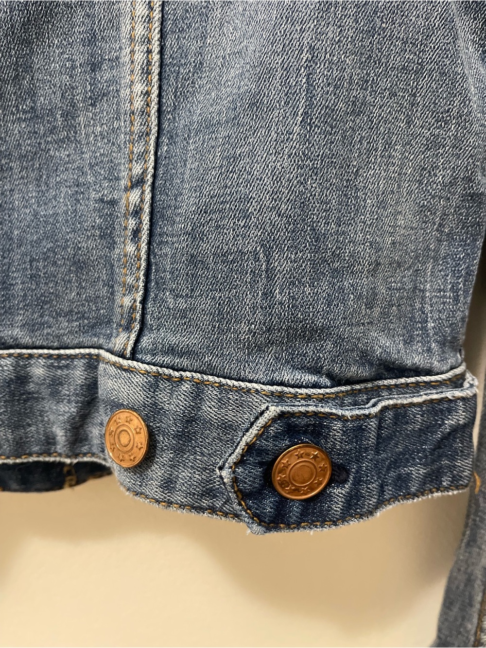 Hand Embroidered Blue Denim Jacket - Women - Picture 7 of 13